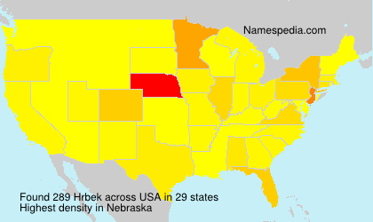 Surname Hrbek in USA Surname Hrbek in USA