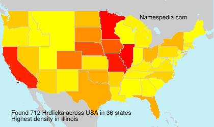 Surname Hrdlicka in USA Surname Hrdlicka in USA