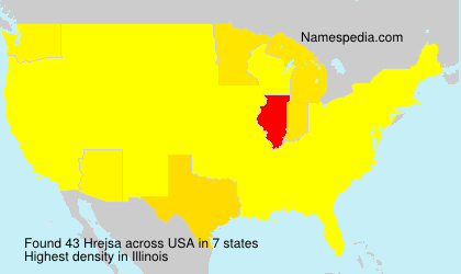 Surname Hrejsa in USA Surname Hrejsa in USA