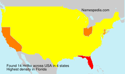Surname Hrifko in USA Surname Hrifko in USA