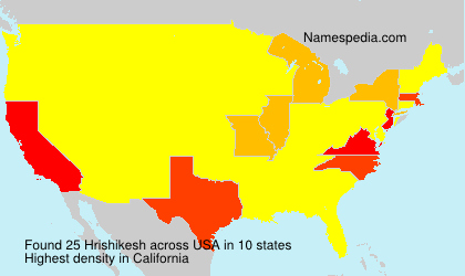 Surname Hrishikesh in USA Surname Hrishikesh in USA