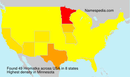 Surname Hromatka in USA Surname Hromatka in USA