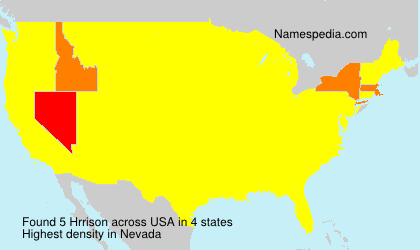 Surname Hrrison in USA Surname Hrrison in USA