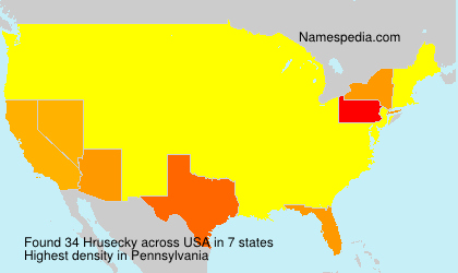 Surname Hrusecky in USA Surname Hrusecky in USA