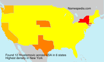 Surname Hrustemovic in USA Surname Hrustemovic in USA