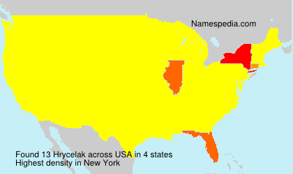 Surname Hrycelak in USA Surname Hrycelak in USA