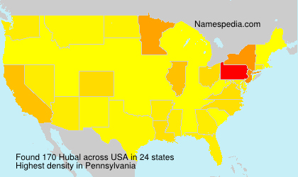 Surname Hubal in USA Surname Hubal in USA