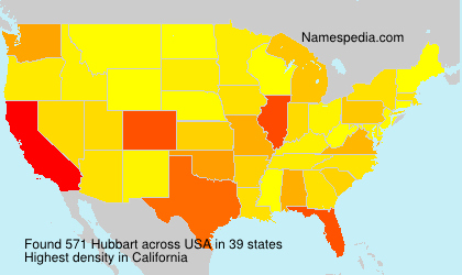 Surname Hubbart in USA Surname Hubbart in USA