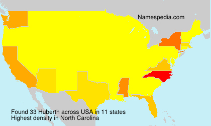 Surname Huberth in USA Surname Huberth in USA