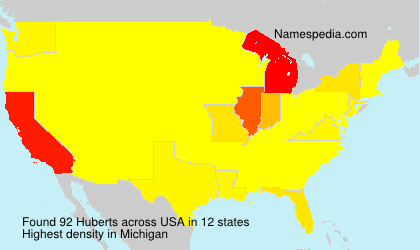 Surname Huberts in USA Surname Huberts in USA