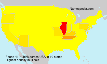 Surname Hubick in USA Surname Hubick in USA