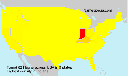 Surname Hublar in USA Surname Hublar in USA