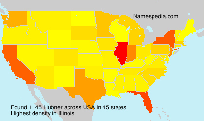 Surname Hubner in USA Surname Hubner in USA