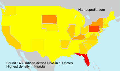Surname Hubsch in USA Surname Hubsch in USA
