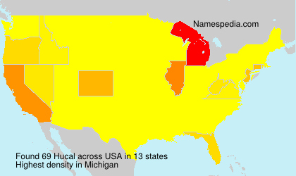 Surname Hucal in USA Surname Hucal in USA