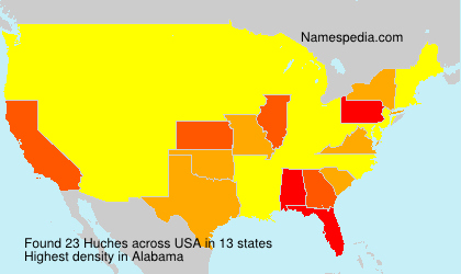 Surname Huches in USA Surname Huches in USA