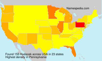 Surname Hudacek in USA Surname Hudacek in USA