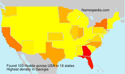 Surname Hudda in USA Surname Hudda in USA
