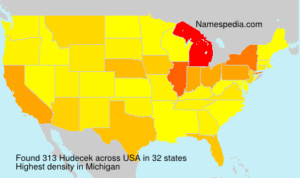 Surname Hudecek in USA Surname Hudecek in USA