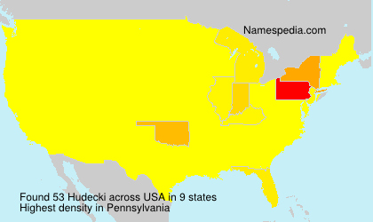 Surname Hudecki in USA Surname Hudecki in USA