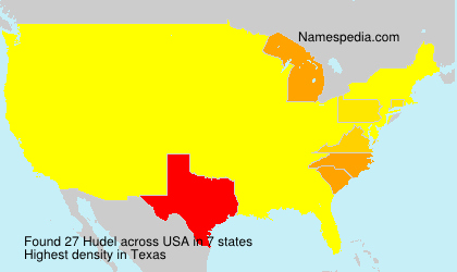 Surname Hudel in USA Surname Hudel in USA