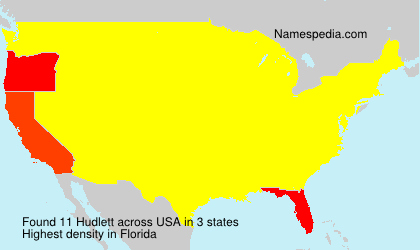 Surname Hudlett in USA Surname Hudlett in USA