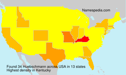 Surname Huebschmann in USA Surname Huebschmann in USA