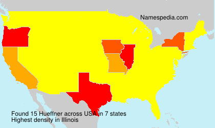 Surname Hueffner in USA Surname Hueffner in USA