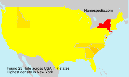 Surname Hufe in USA Surname Hufe in USA