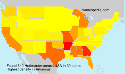 Surname Huffmaster in USA Surname Huffmaster in USA