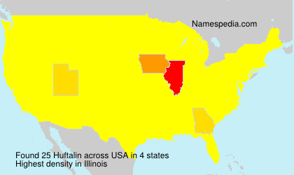 Surname Huftalin in USA Surname Huftalin in USA