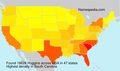 Surname Huggins in USA Surname Huggins in USA