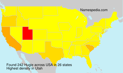 Surname Hugie in USA Surname Hugie in USA