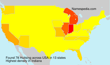 Surname Huitsing in USA Surname Huitsing in USA