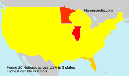 Surname Hulback in USA Surname Hulback in USA