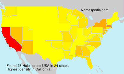 Surname Hule in USA Surname Hule in USA