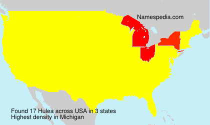 Surname Hulea in USA Surname Hulea in USA
