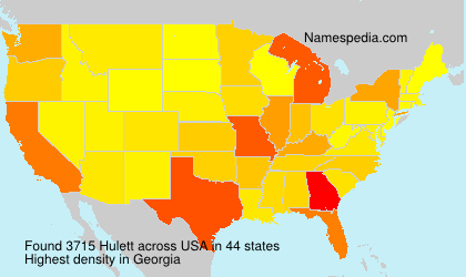 Surname Hulett in USA Surname Hulett in USA