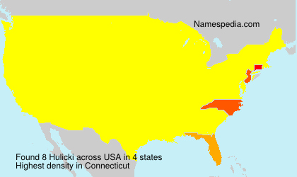 Surname Hulicki in USA Surname Hulicki in USA