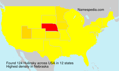 Surname Hulinsky in USA Surname Hulinsky in USA