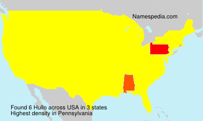 Surname Hullo in USA Surname Hullo in USA