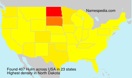 Surname Hulm in USA Surname Hulm in USA