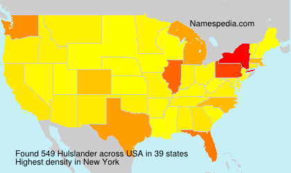 Surname Hulslander in USA Surname Hulslander in USA