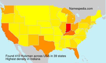 Surname Hulsman in USA