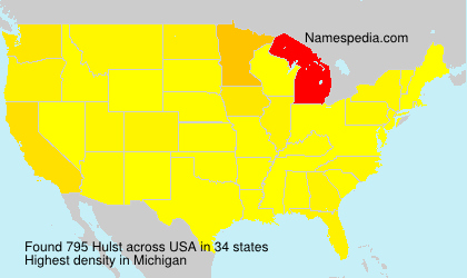 Surname Hulst in USA Surname Hulst in USA