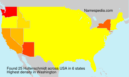 Surname Hultenschmidt in USA Surname Hultenschmidt in USA