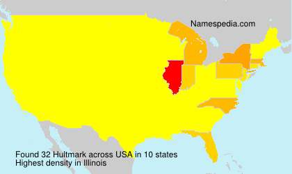 Surname Hultmark in USA