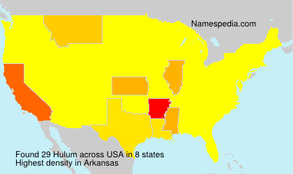 Surname Hulum in USA Surname Hulum in USA