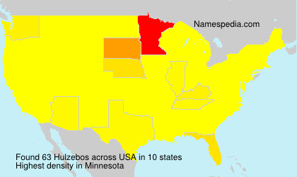 Surname Hulzebos in USA Surname Hulzebos in USA