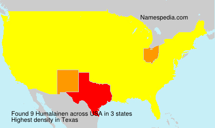 Surname Humalainen in USA Surname Humalainen in USA